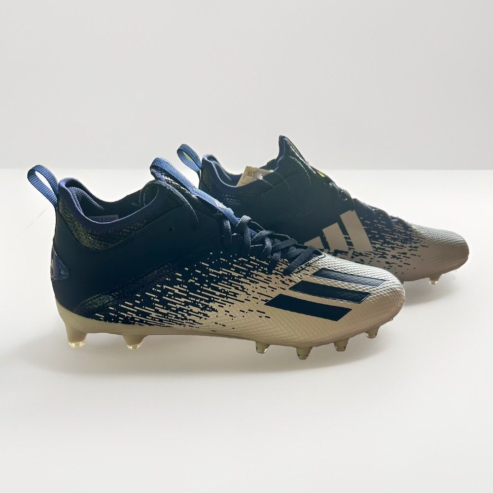 Adidas Adizero Scorch‎ Football Cleats Men's 13.5 Navy Blue White FW4087 NWT